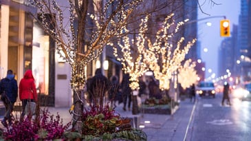 Bloor Street - Toronto, Ontario Christmas Lights