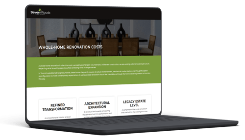 SevernWoods Fine Homes Cost Guide Laptop