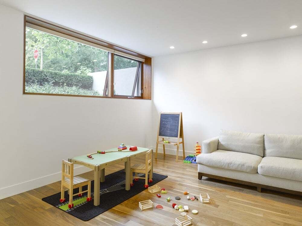 basement-playroom-light-wood-floors-garden-window-counterpoint-severnwoods-toronto