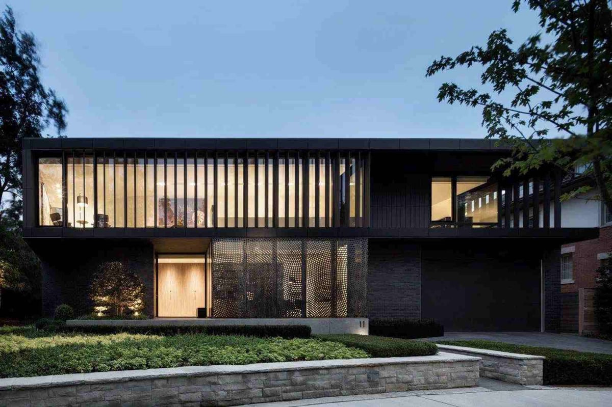 Modern Custom Home in Toronto exterior