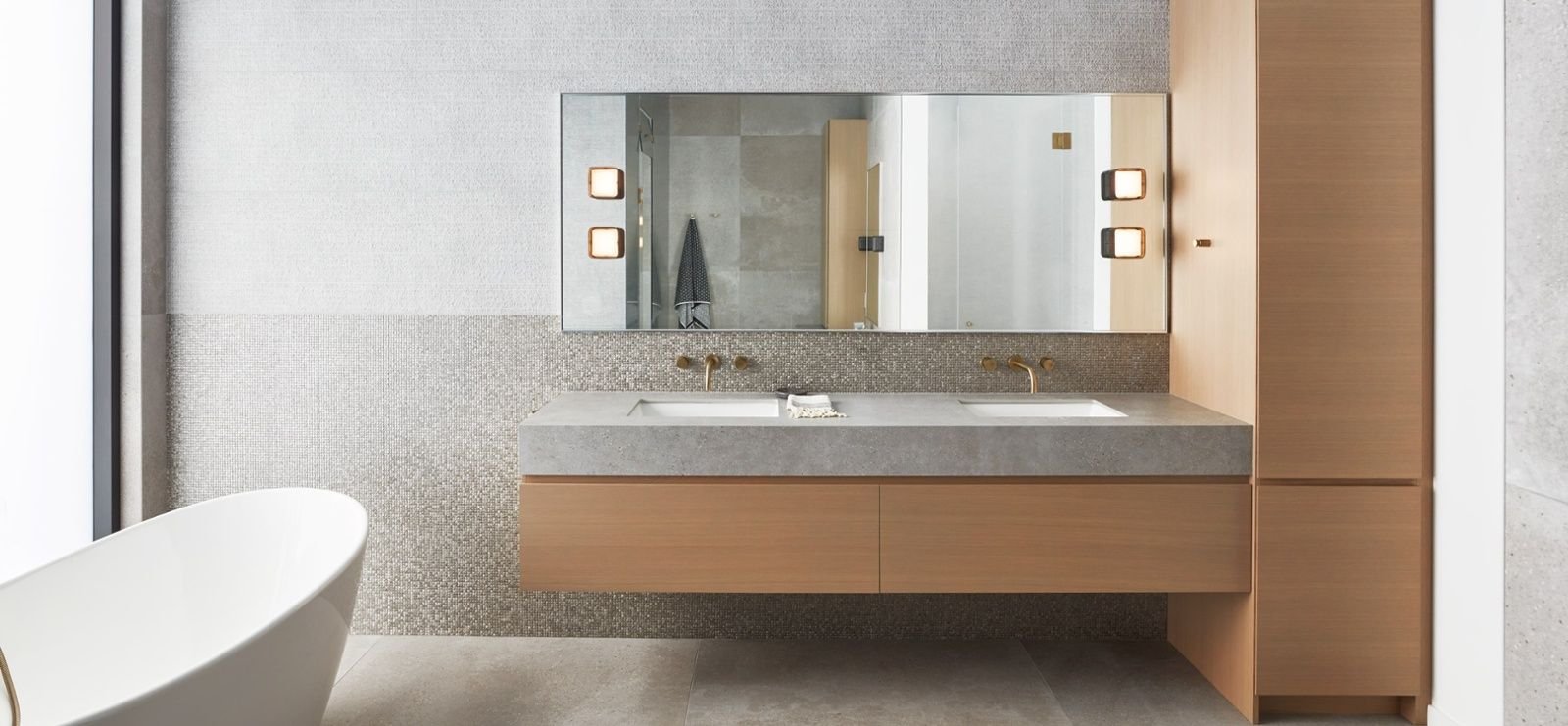interior natural stone finishes in custom modern bathroom-1-1