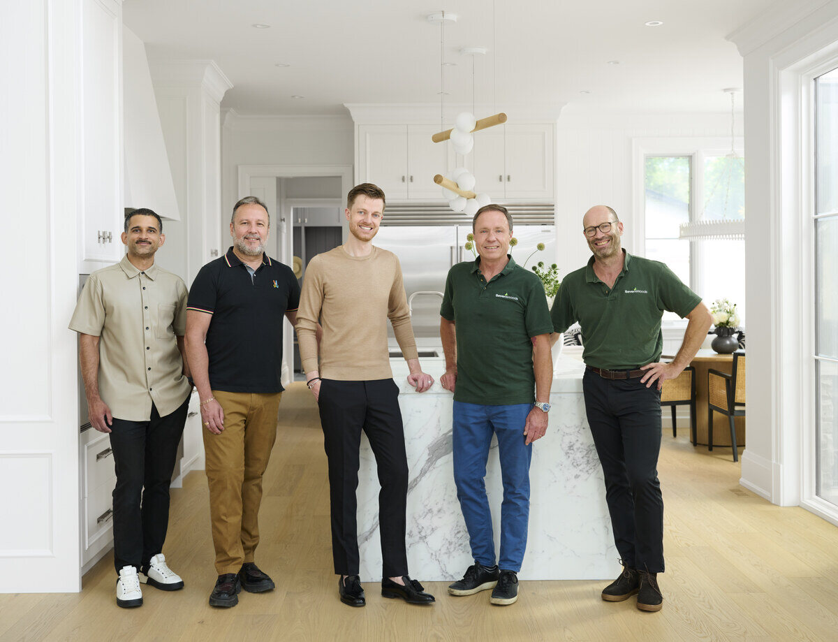 Team behind White Oaks Manor custom home in Toronto photographed by Alex Lukey