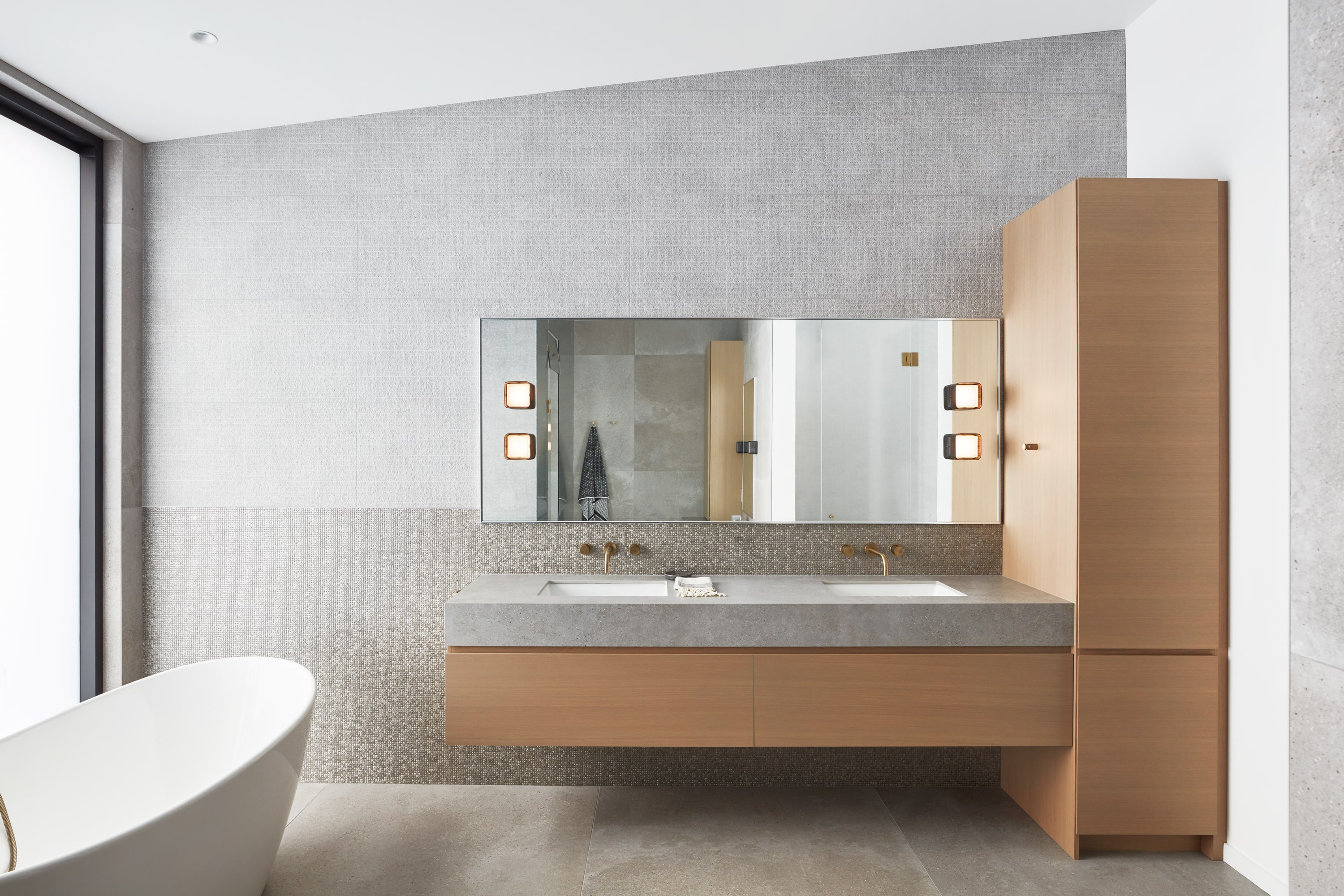 natural stone finishes in custom modern bathroom natural stone finishes in custom modern bathroom